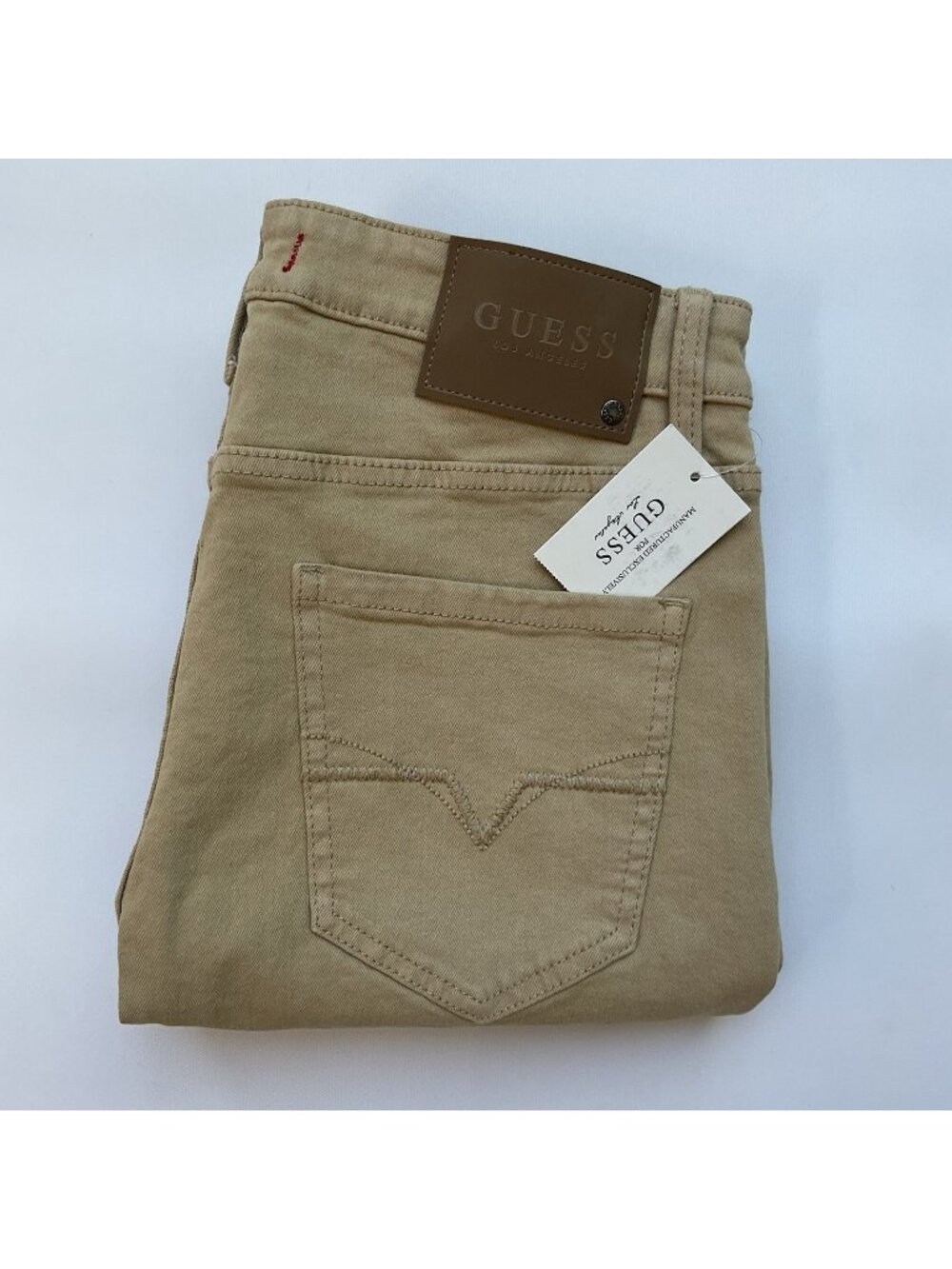 Guess Men’s Medium Rise Skinny Jeans Stretch Khaki Denim Size 30